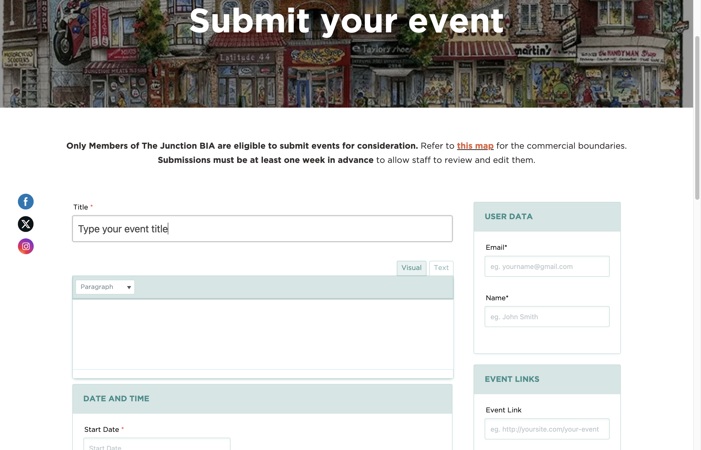 Type Your event title