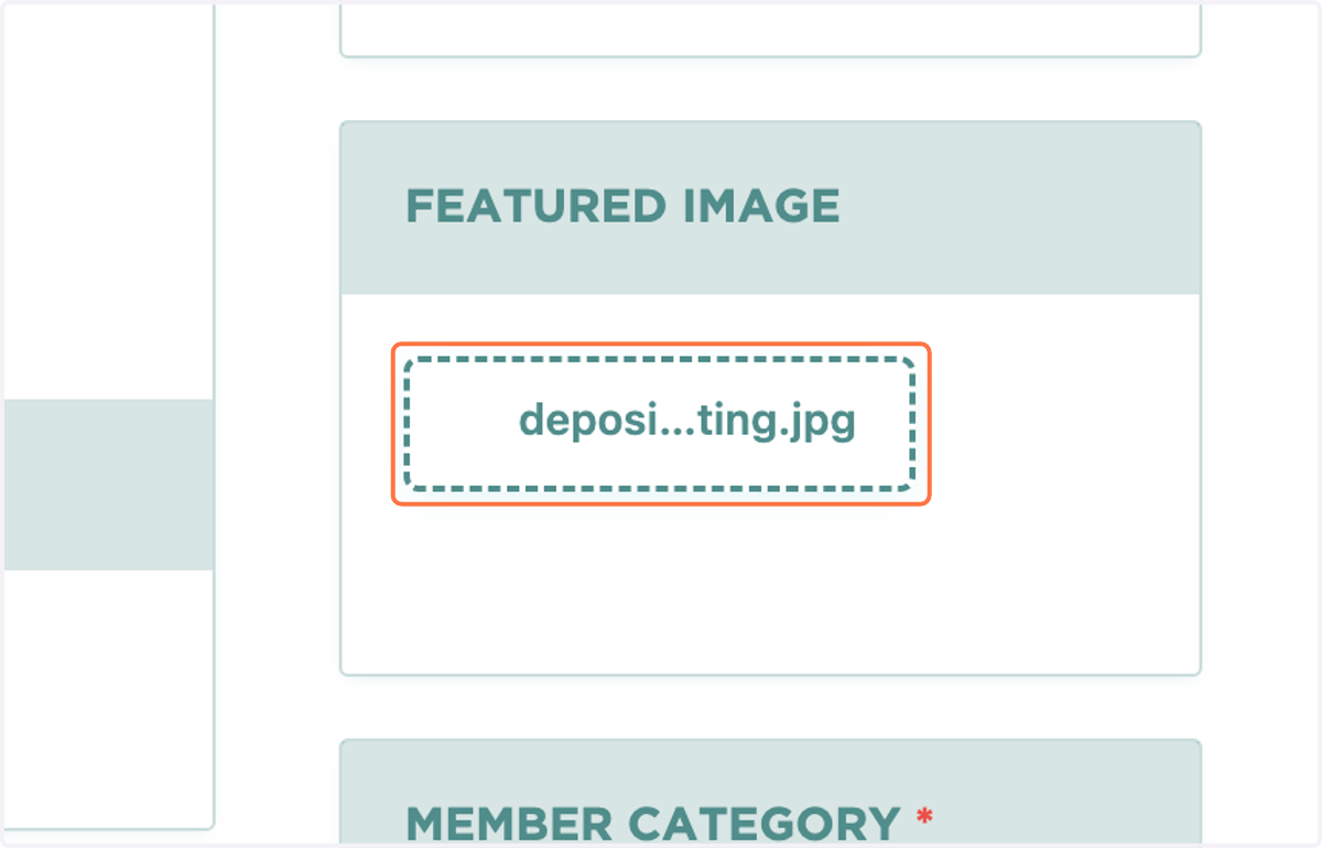 Click on Featured Image Button and add a picture