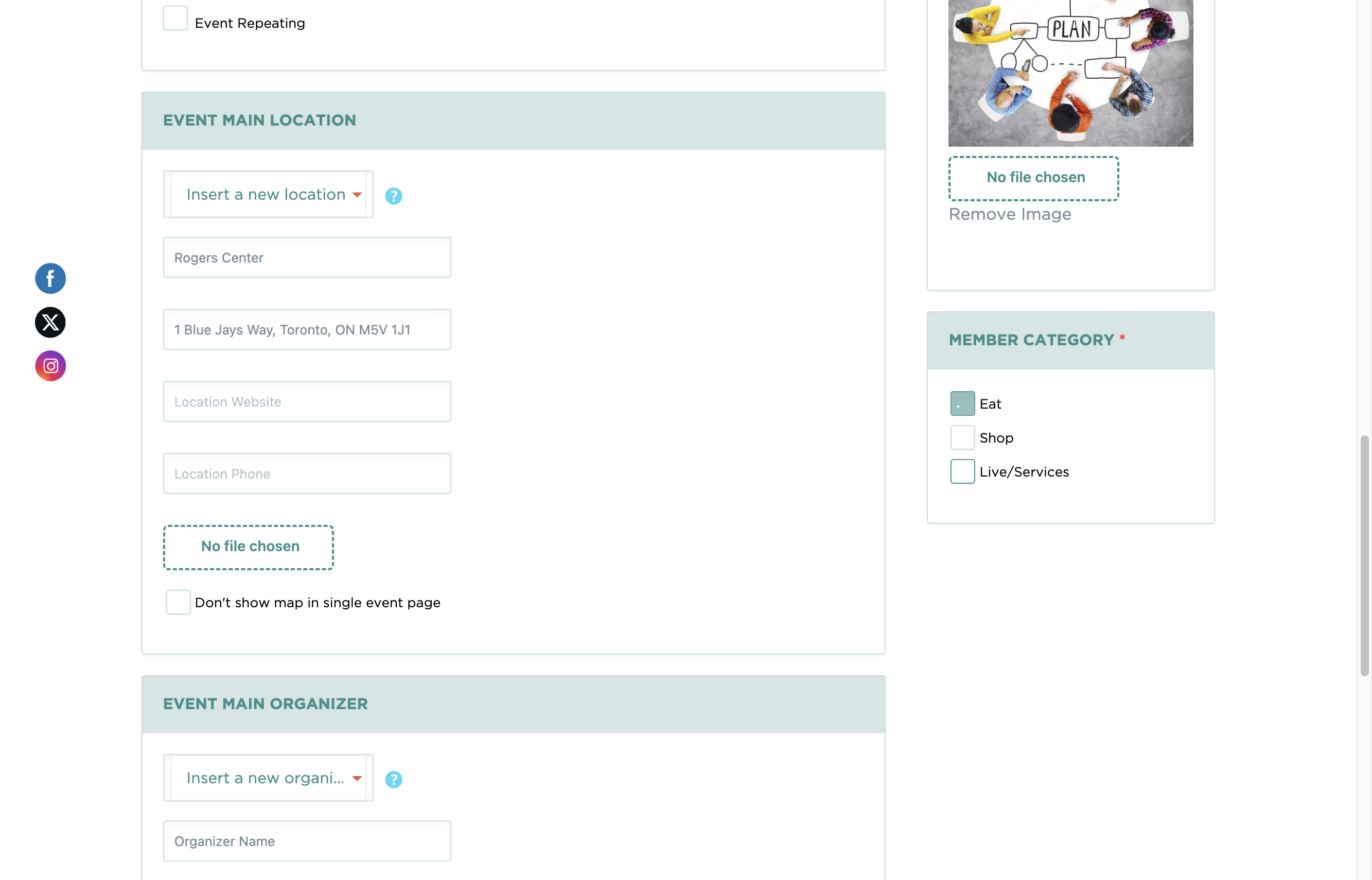 Check a category for your business