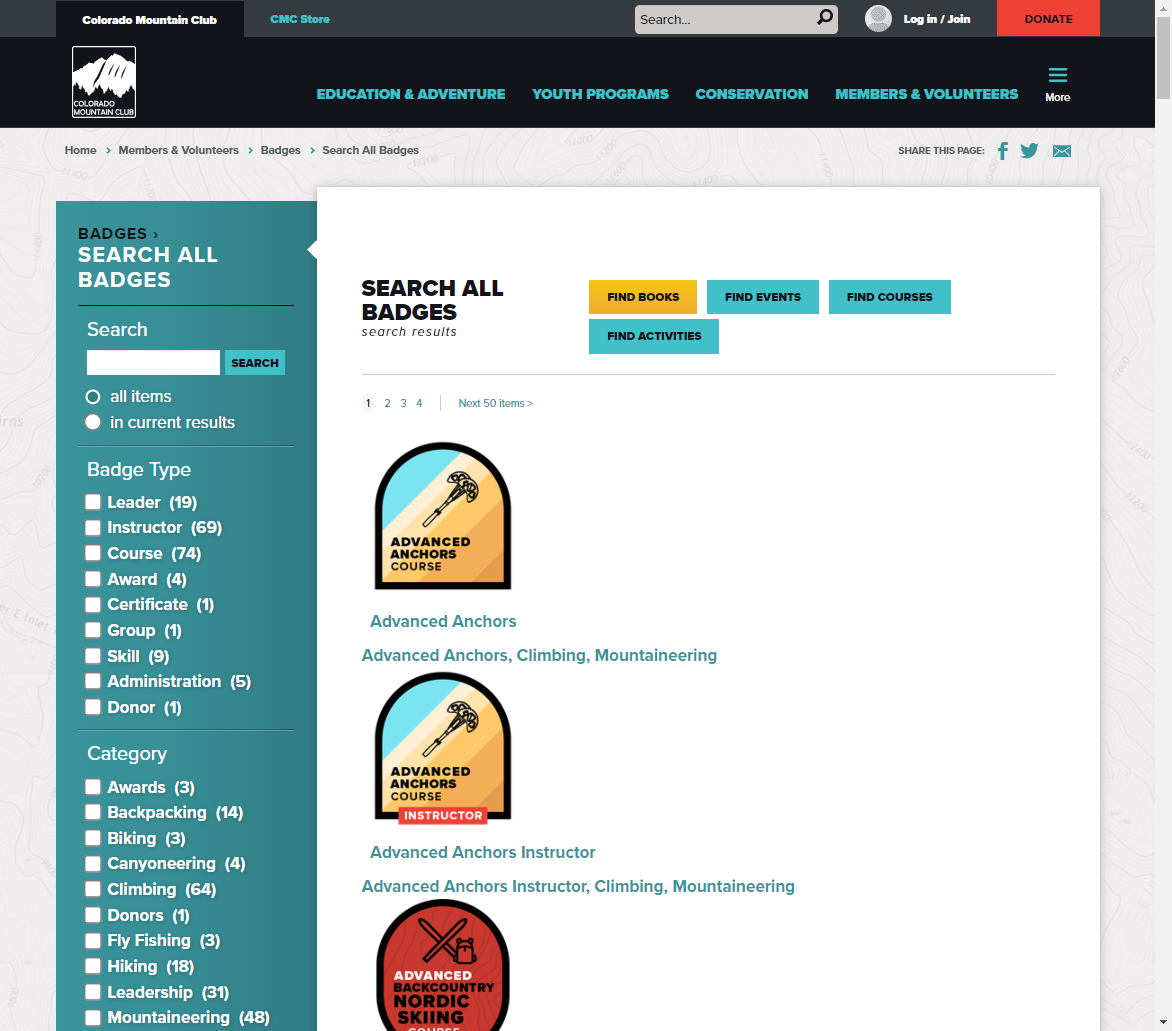 SEARCH ALL BADGES