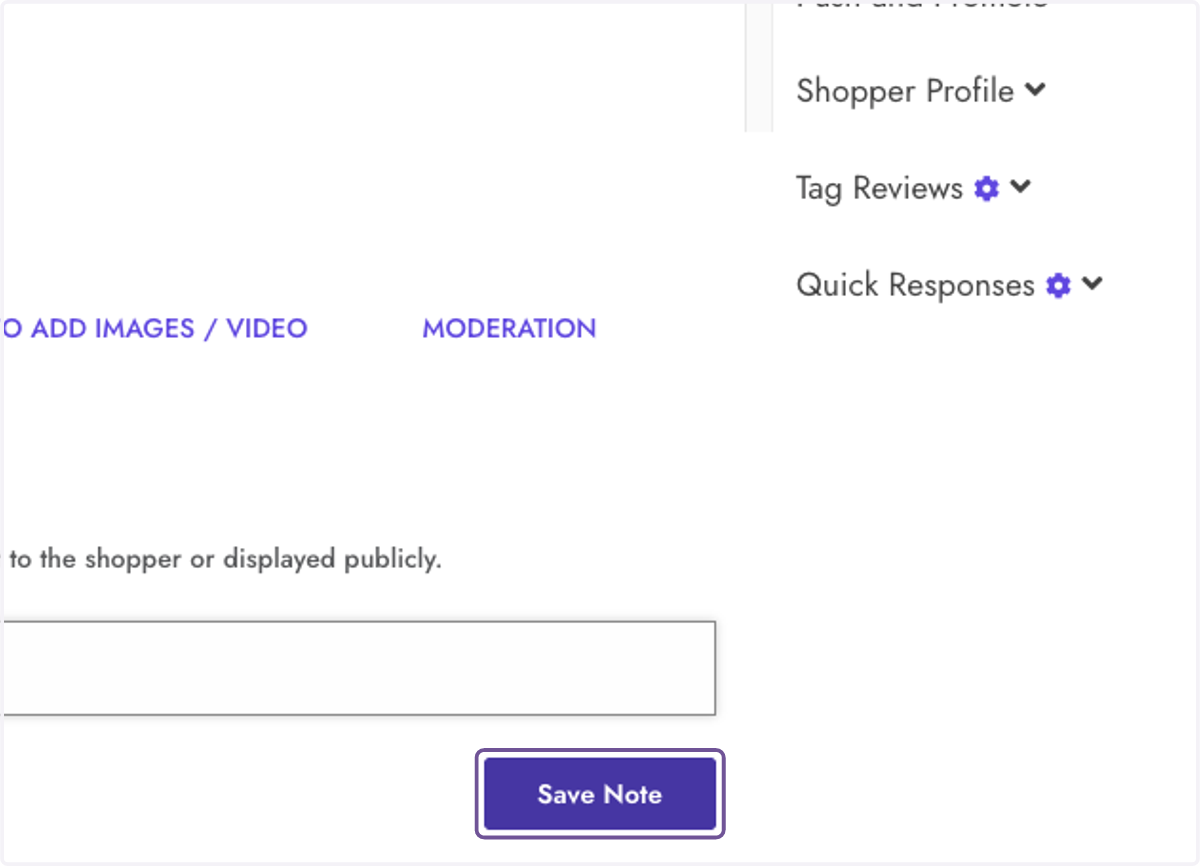 Click on Save Note