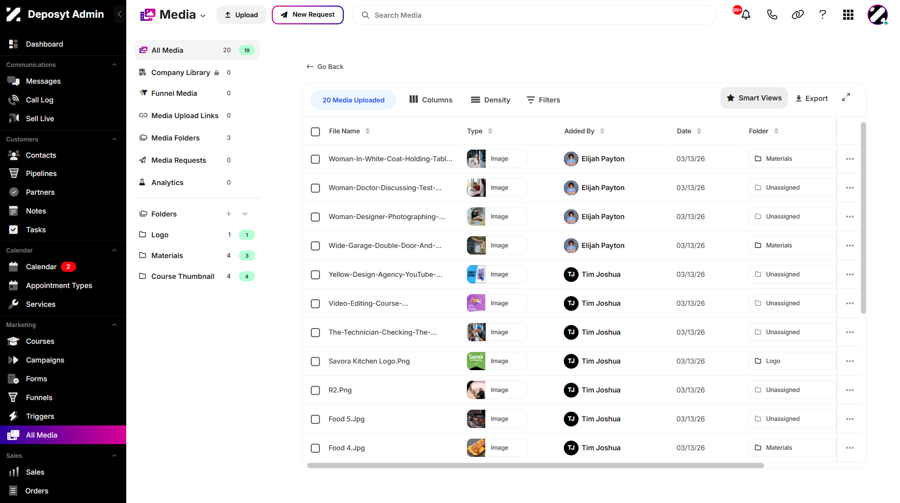 Step 5: Click on Smart Views to display all saved Smart Views.