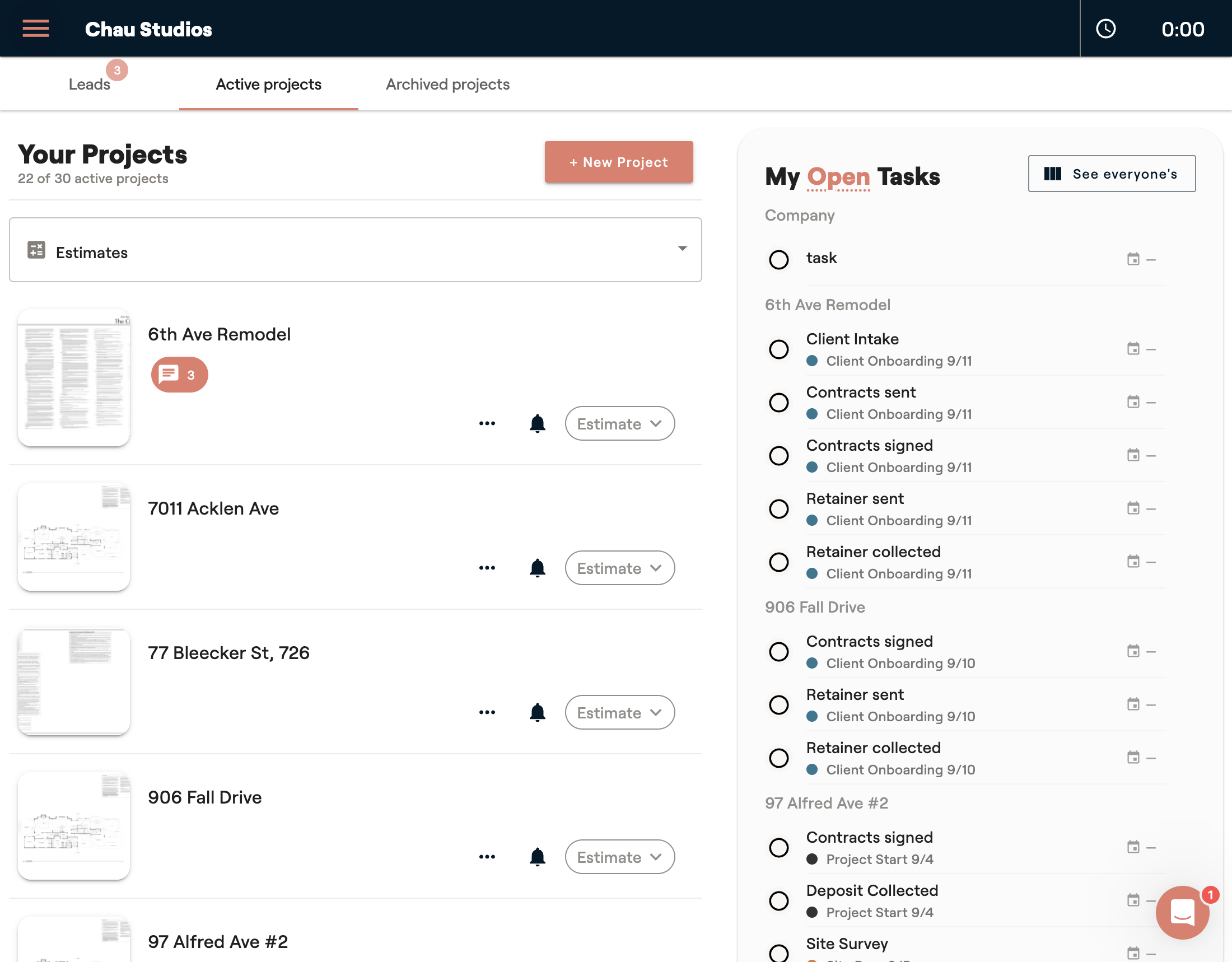 Click on the menu in the top left of Materio