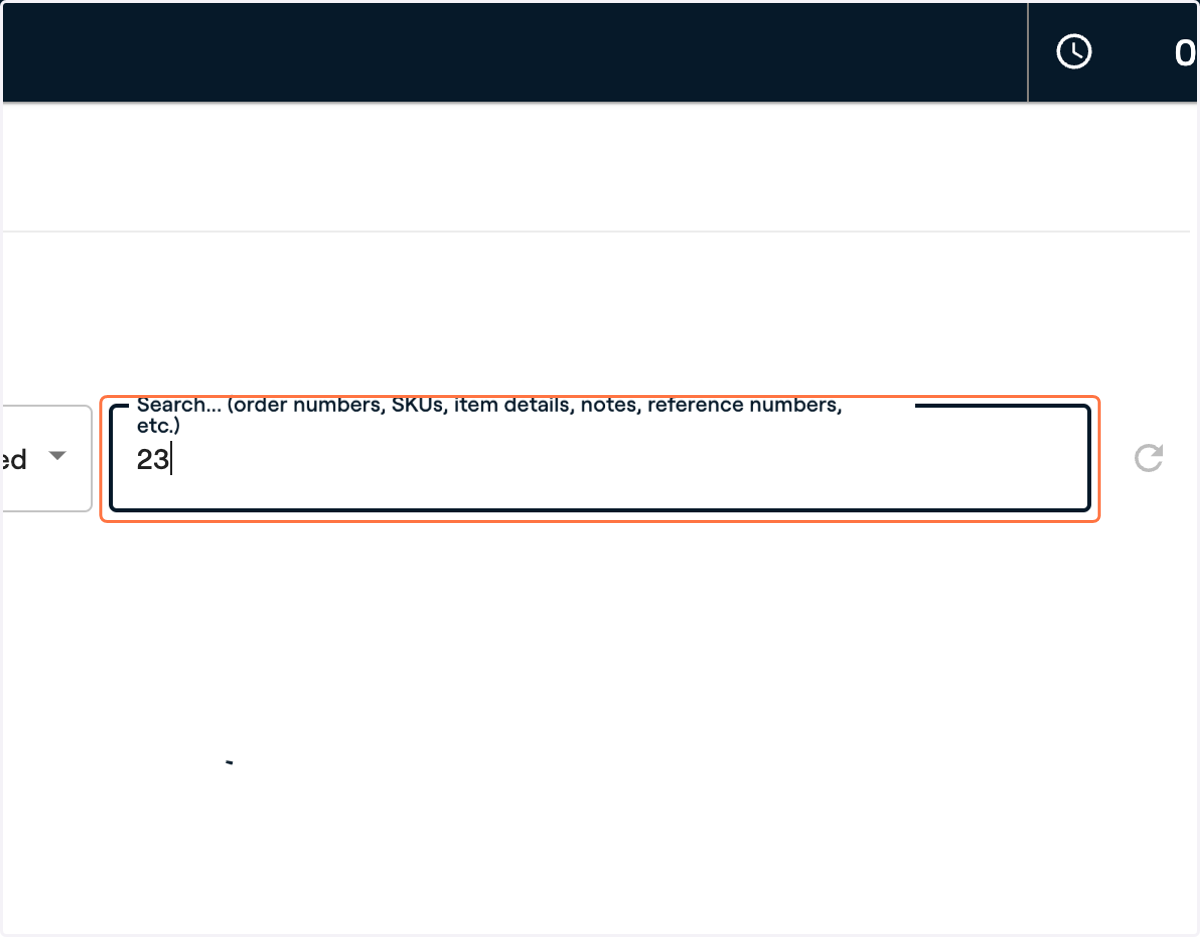 Search the global order list by order number, SKUs, prices, and even item details