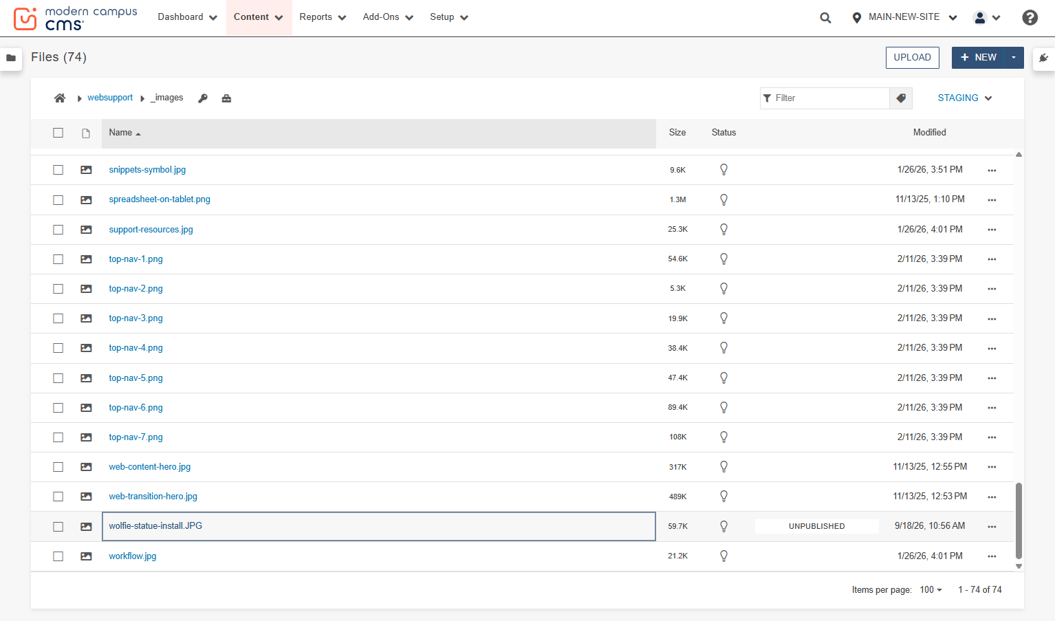 Upload or navigate to your image file.