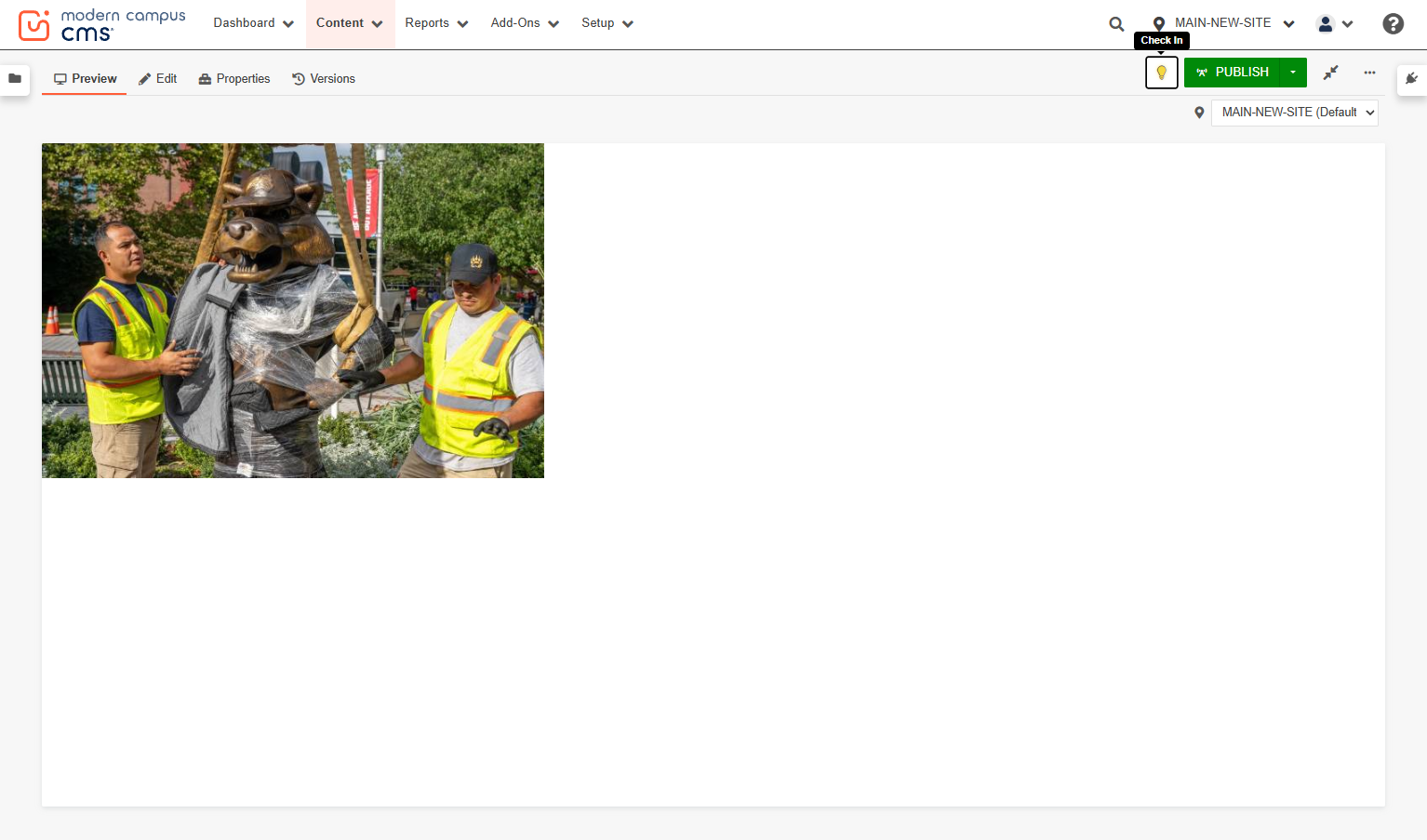 Click on Properties