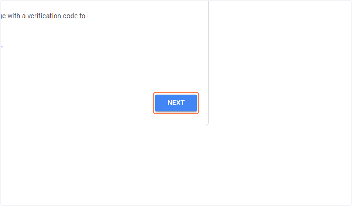 Click on NEXT