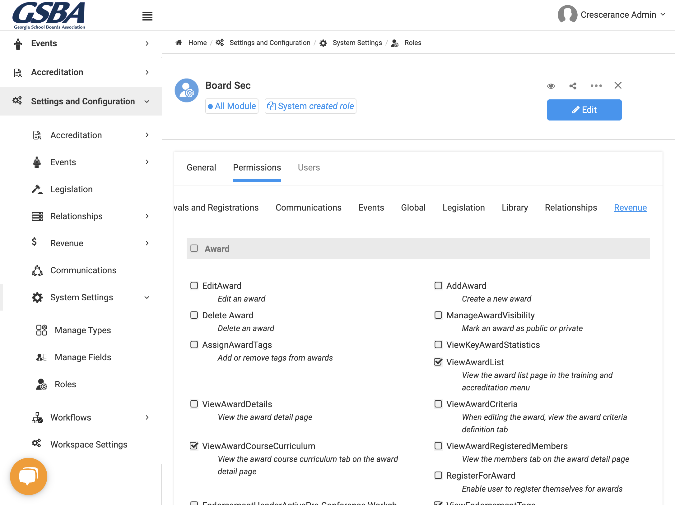 Scroll to the right and click on Revenue