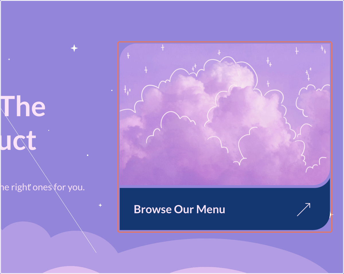 You're now on the main screen. Click on Browse Our Menu