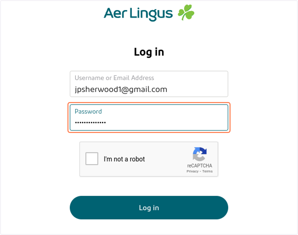 Type password