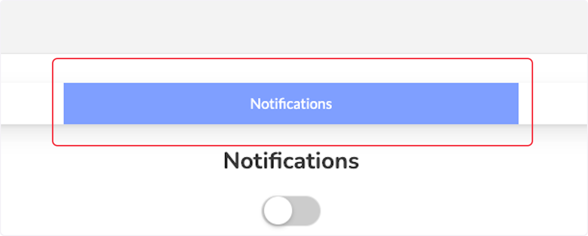 Click on Notifications. 