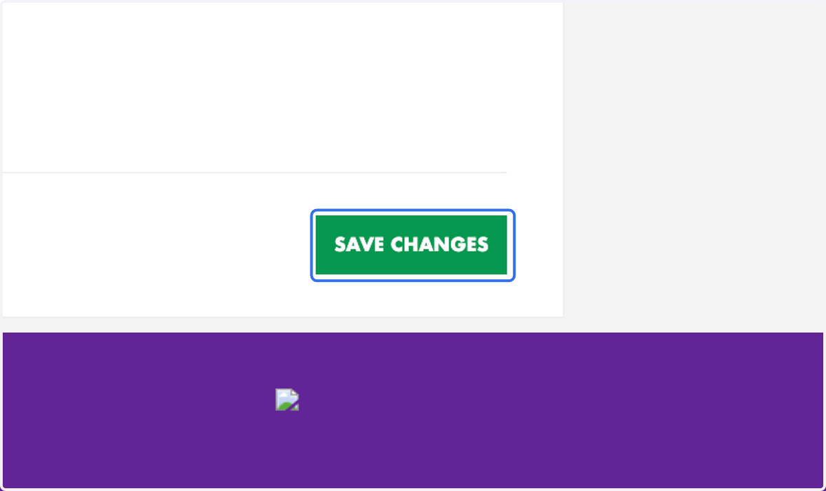 Click on "Save Changes"