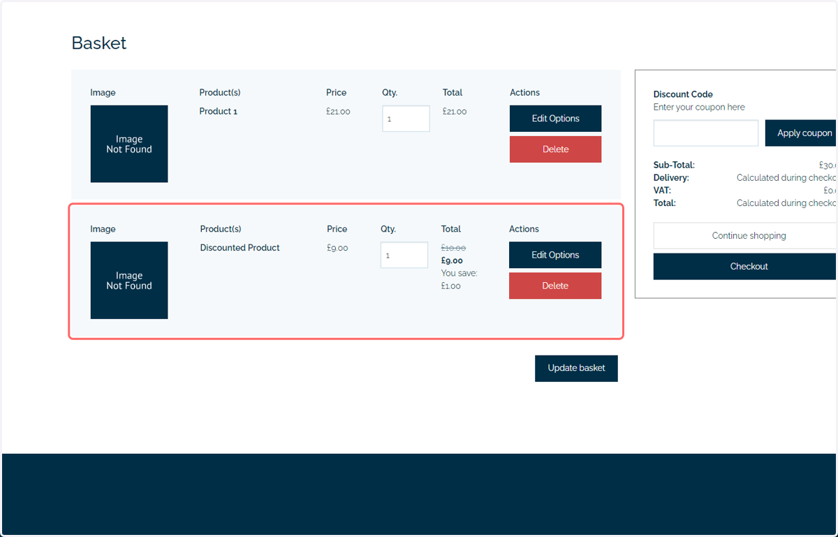 View the results on the front end