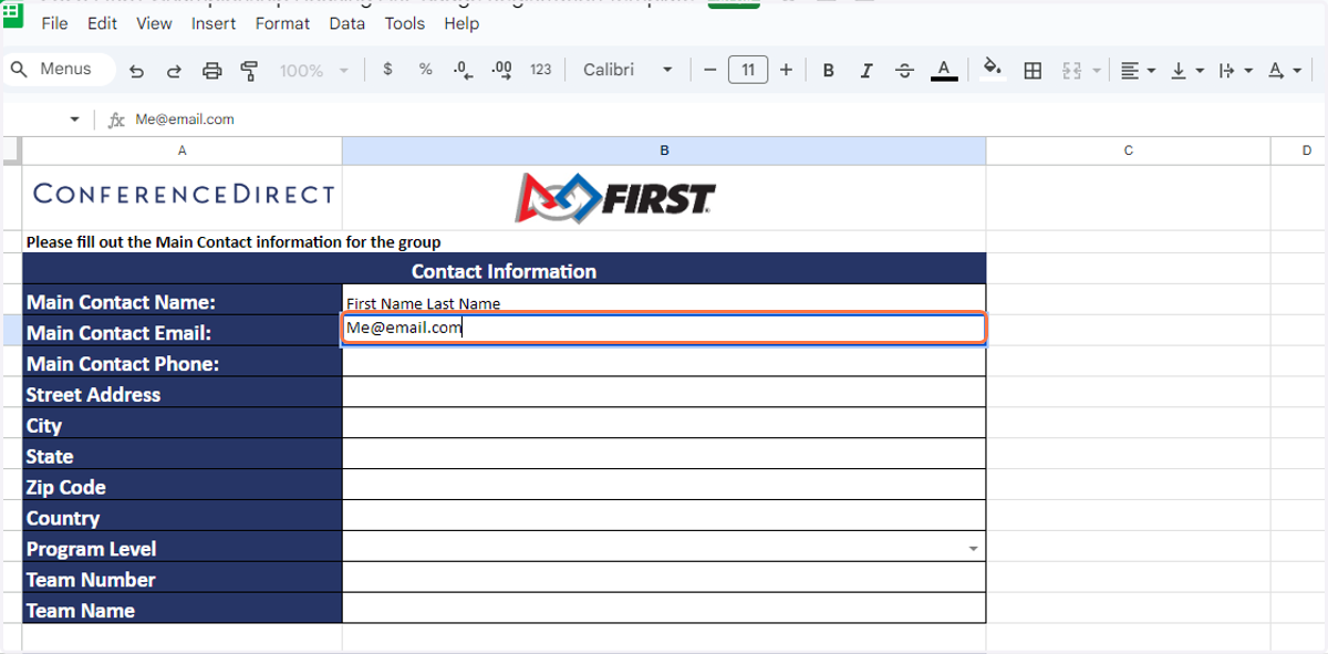 Enter your email address.