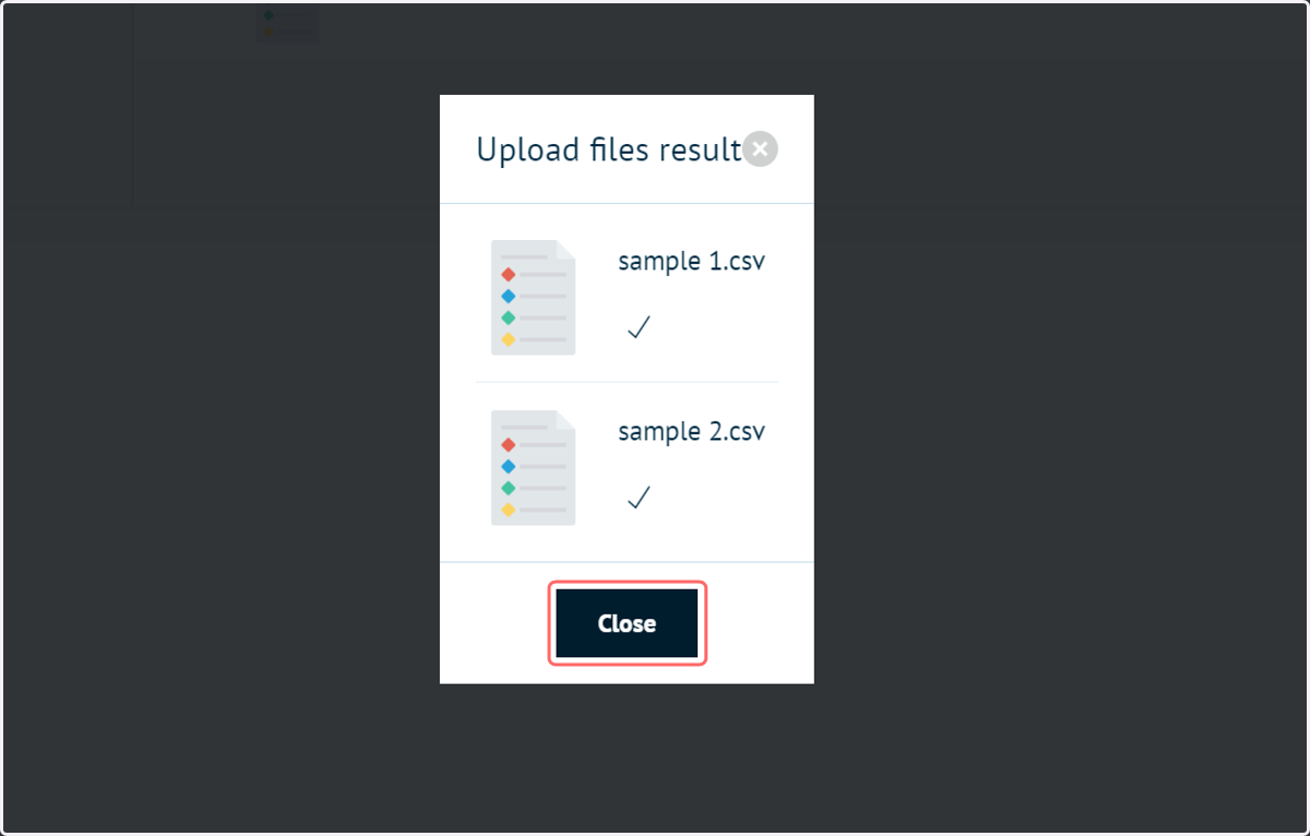 Return to your Hotfolder "Manage Content" screen