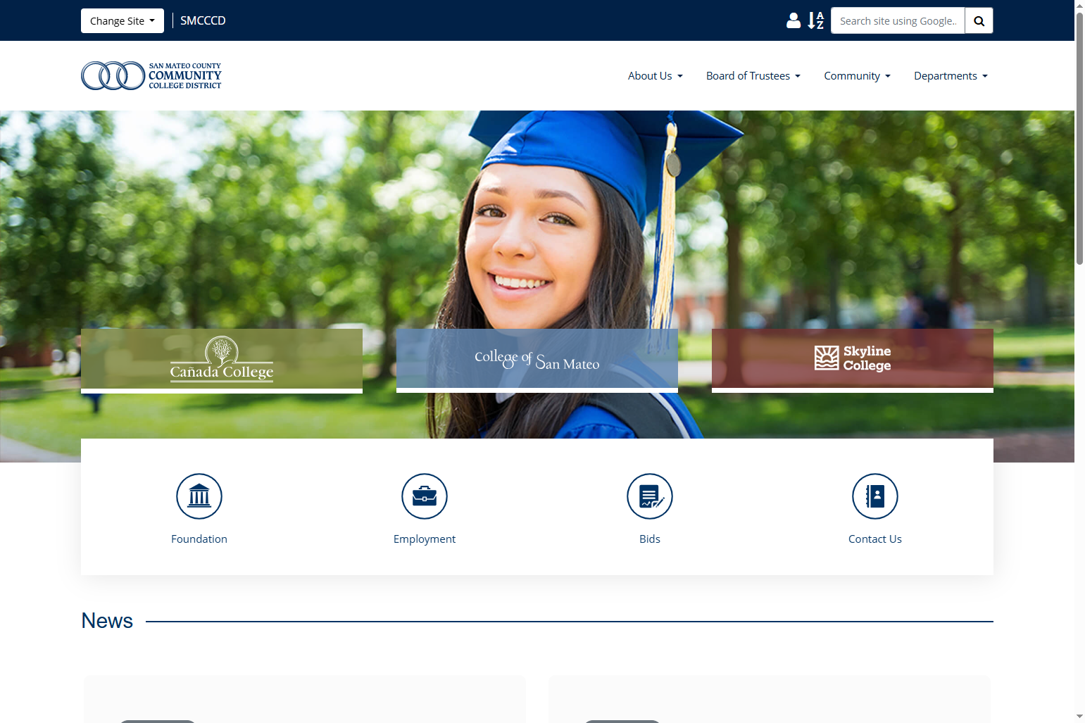 Click on Change Site