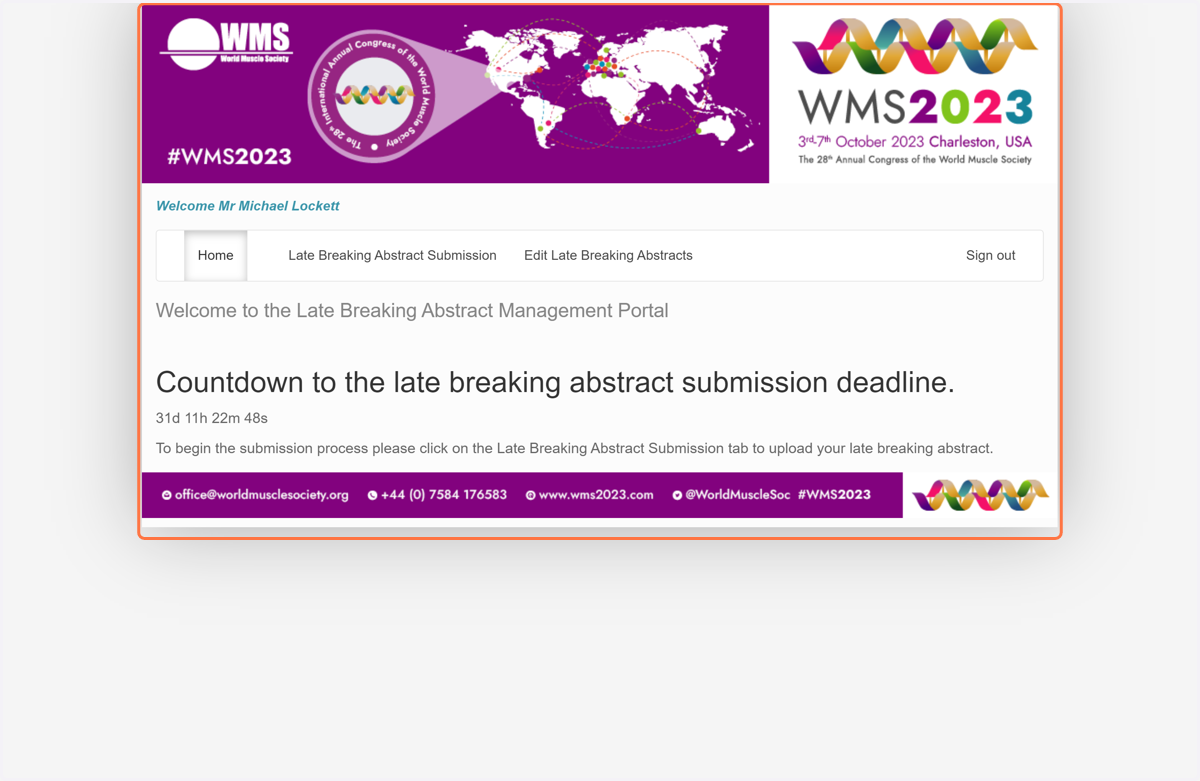 Read the welcome page