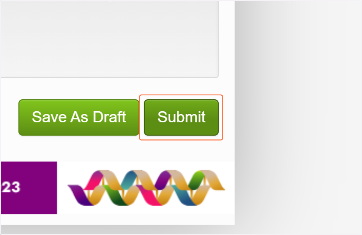 Click on Submit