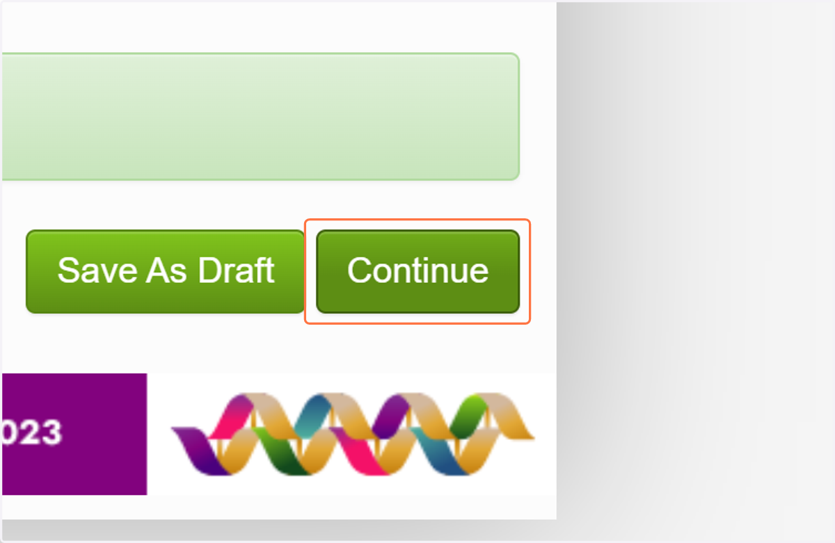 Click on Continue