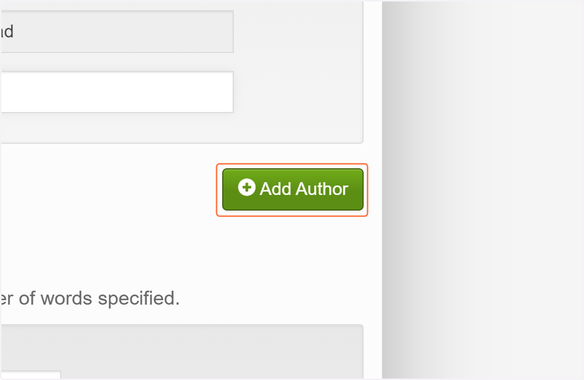 Click Add Author
