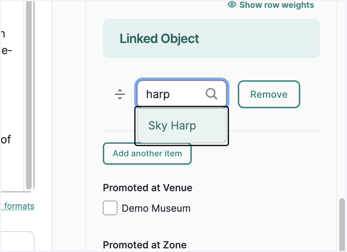 Click on Sky Harp