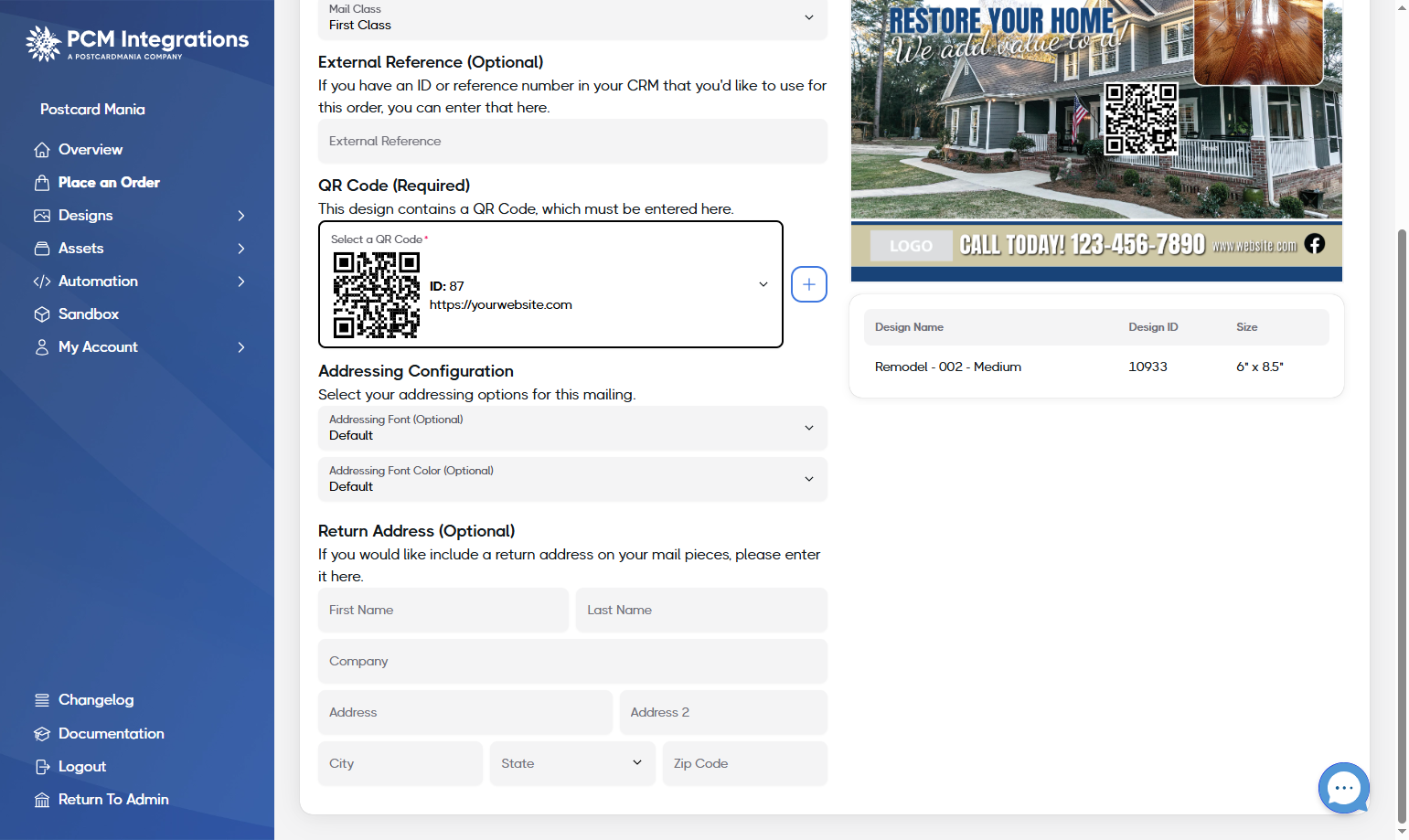Ensure you have the correct QR Code selected