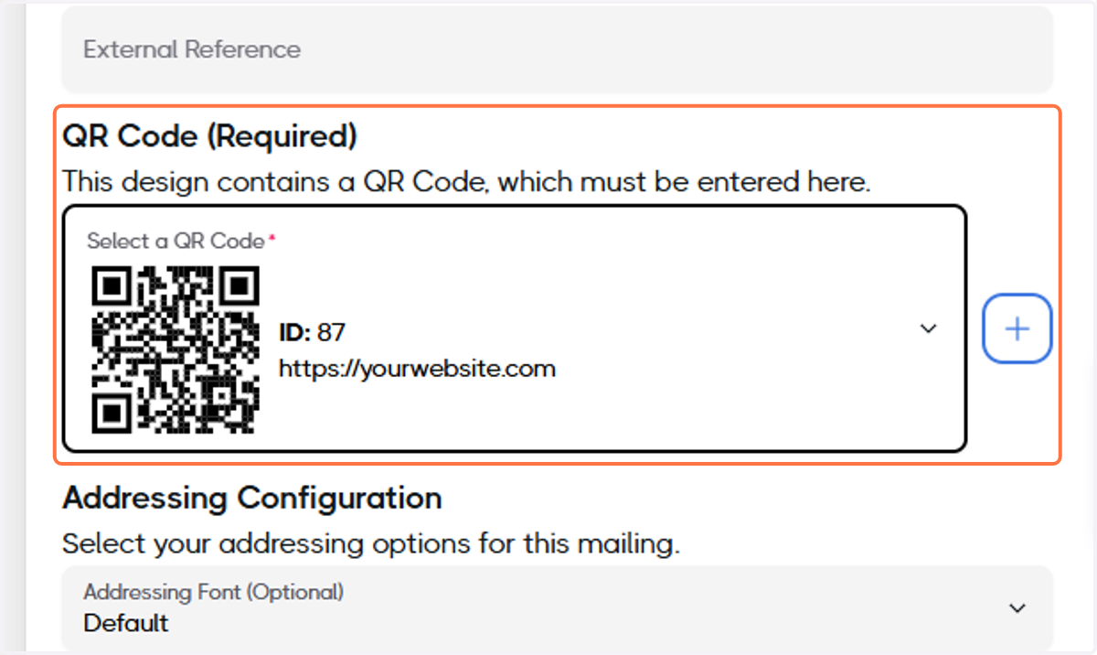 Ensure you have the correct QR Code selected