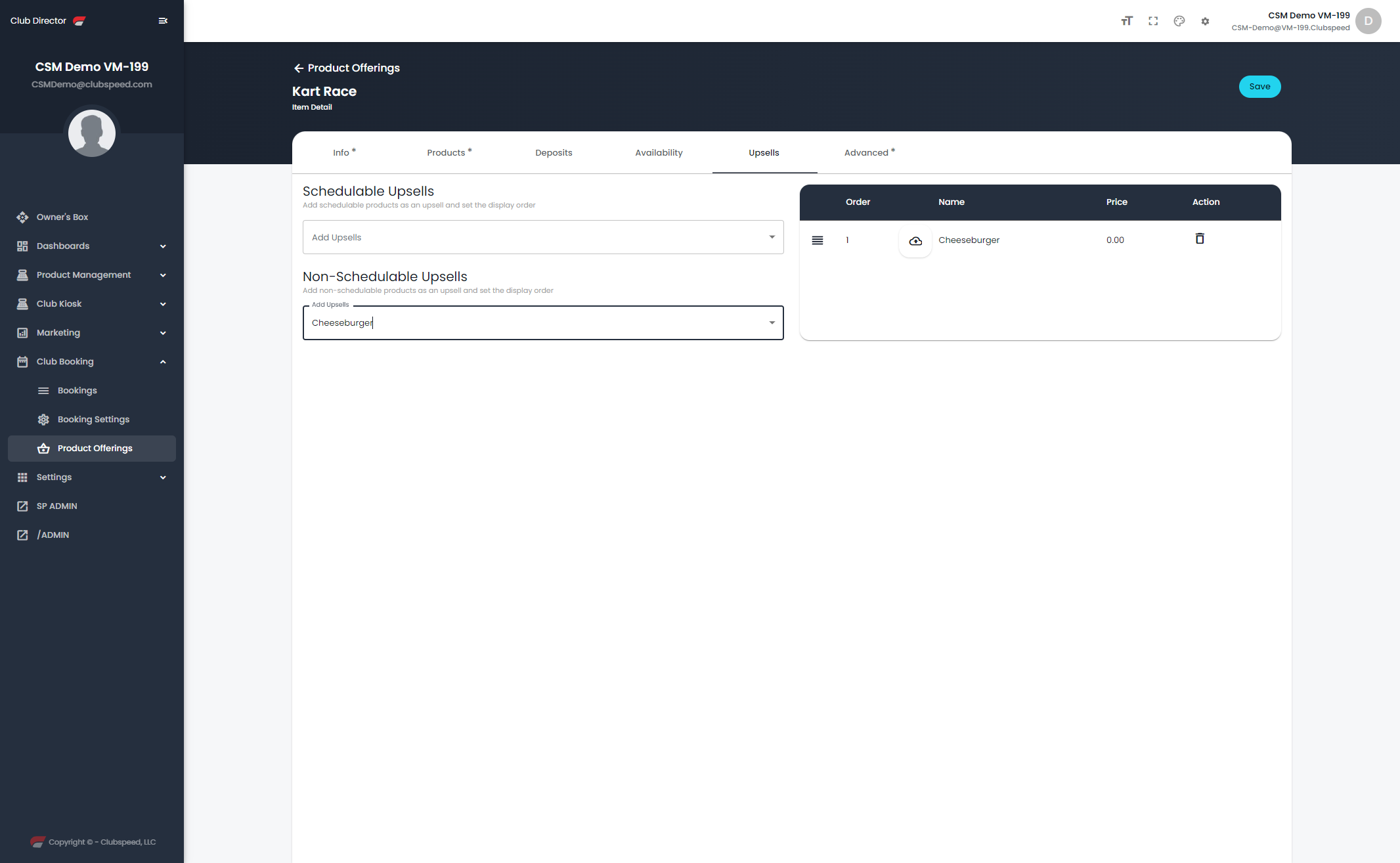 (Optional*) Enable Up-Sells