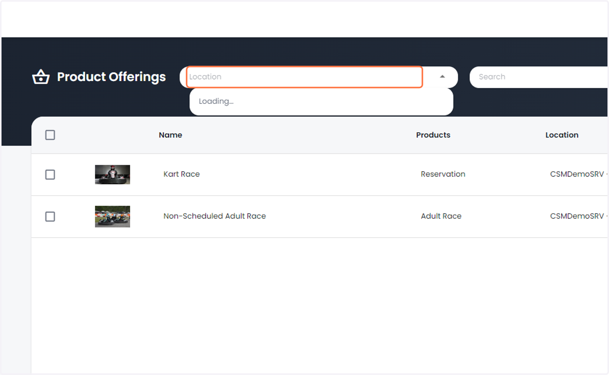 Select the Location you are adding to if multi location