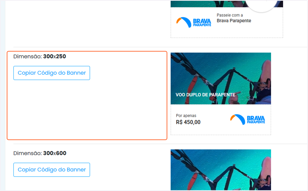 Banners para divulgação