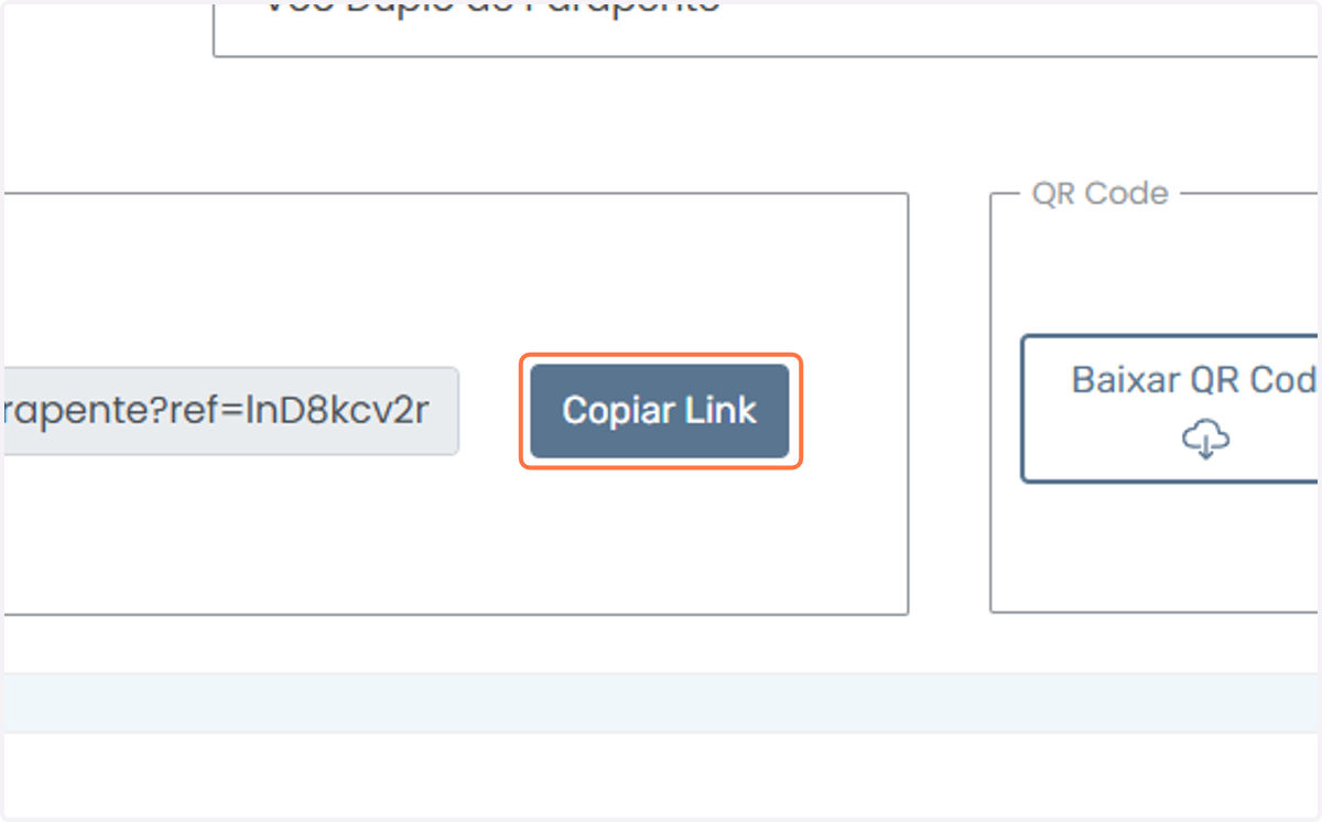Copie o link e vincule ao seu site