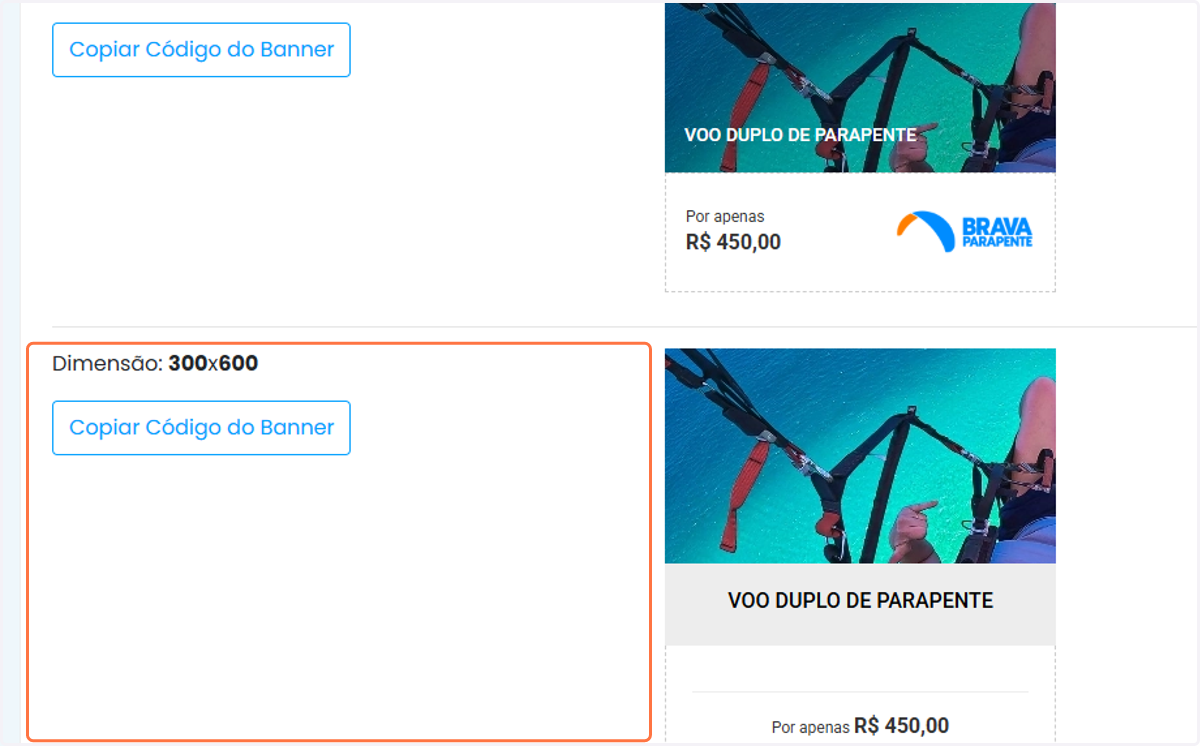 Banners para divulgação