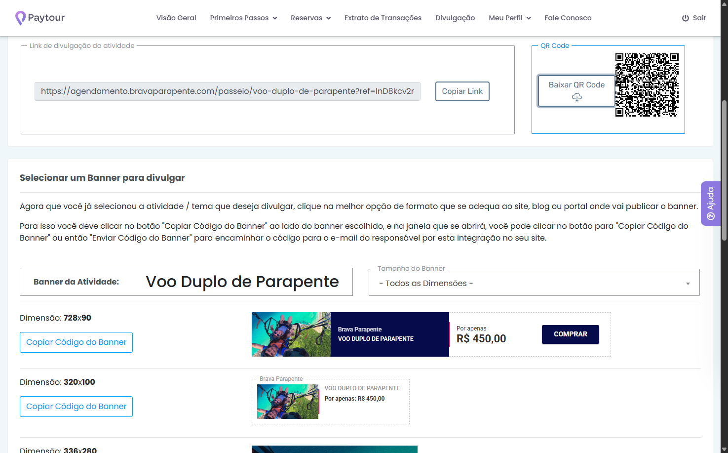 Banners para divulgação