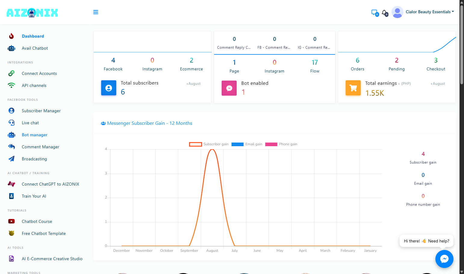 Click on Bot manager