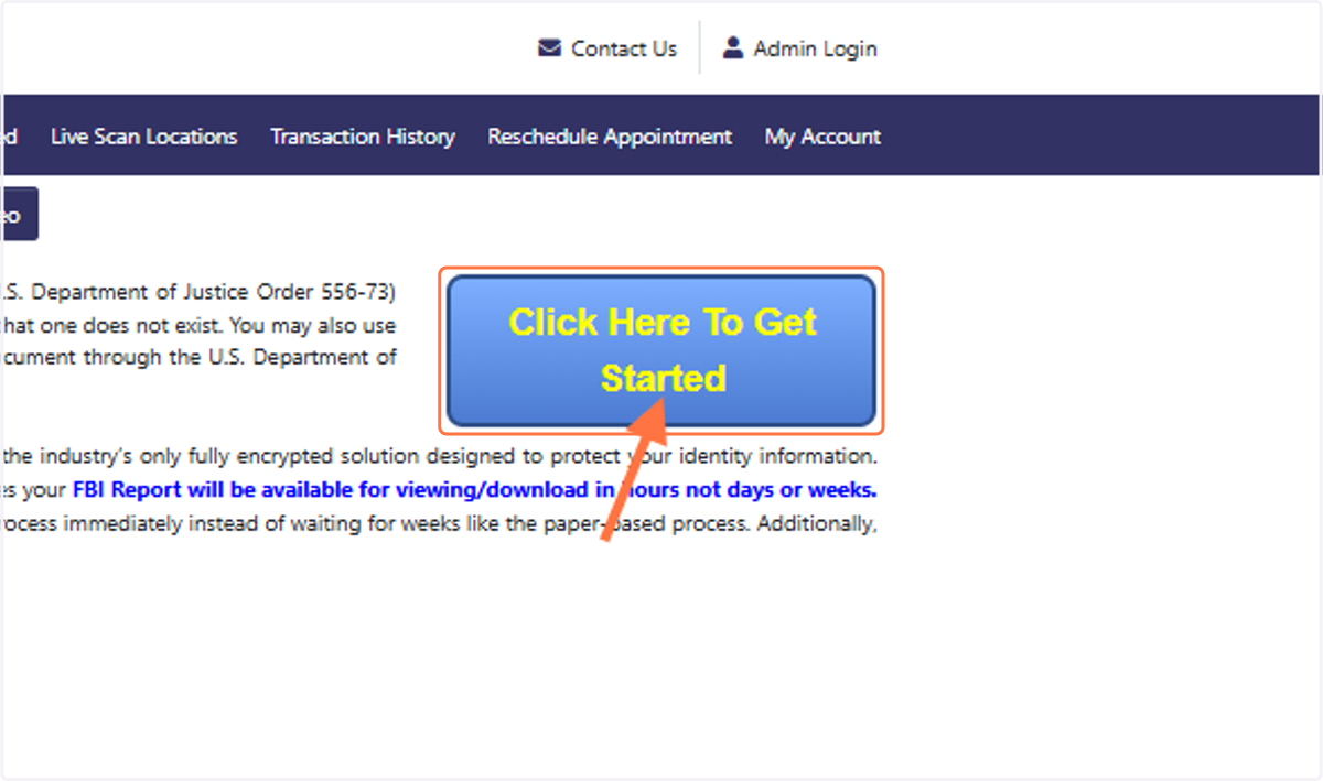 Click on Click Here To Get Started
