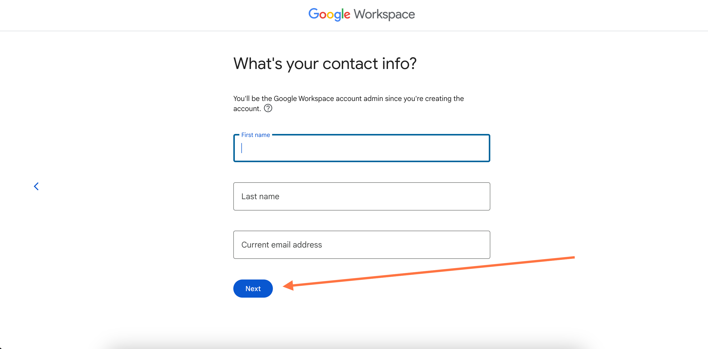 Provide Your Contact Information