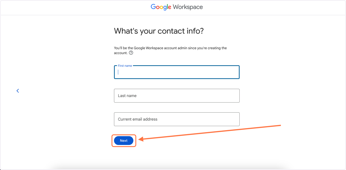 Provide Your Contact Information