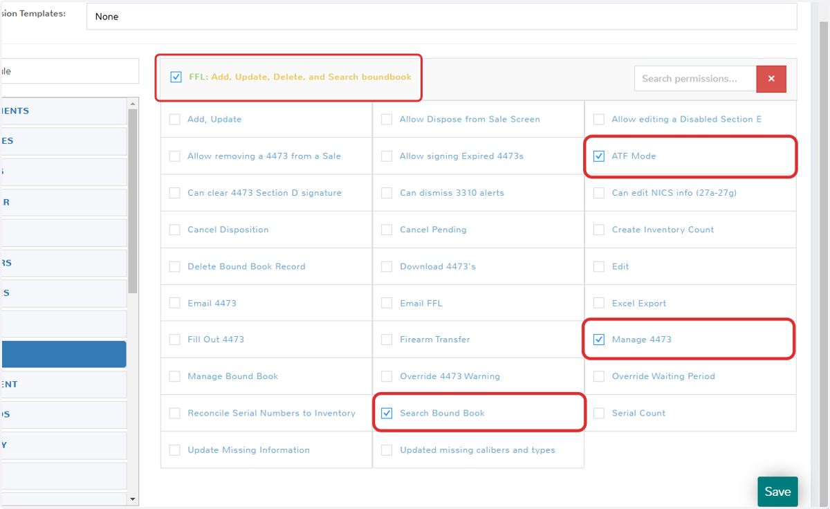 Confirm Permissions