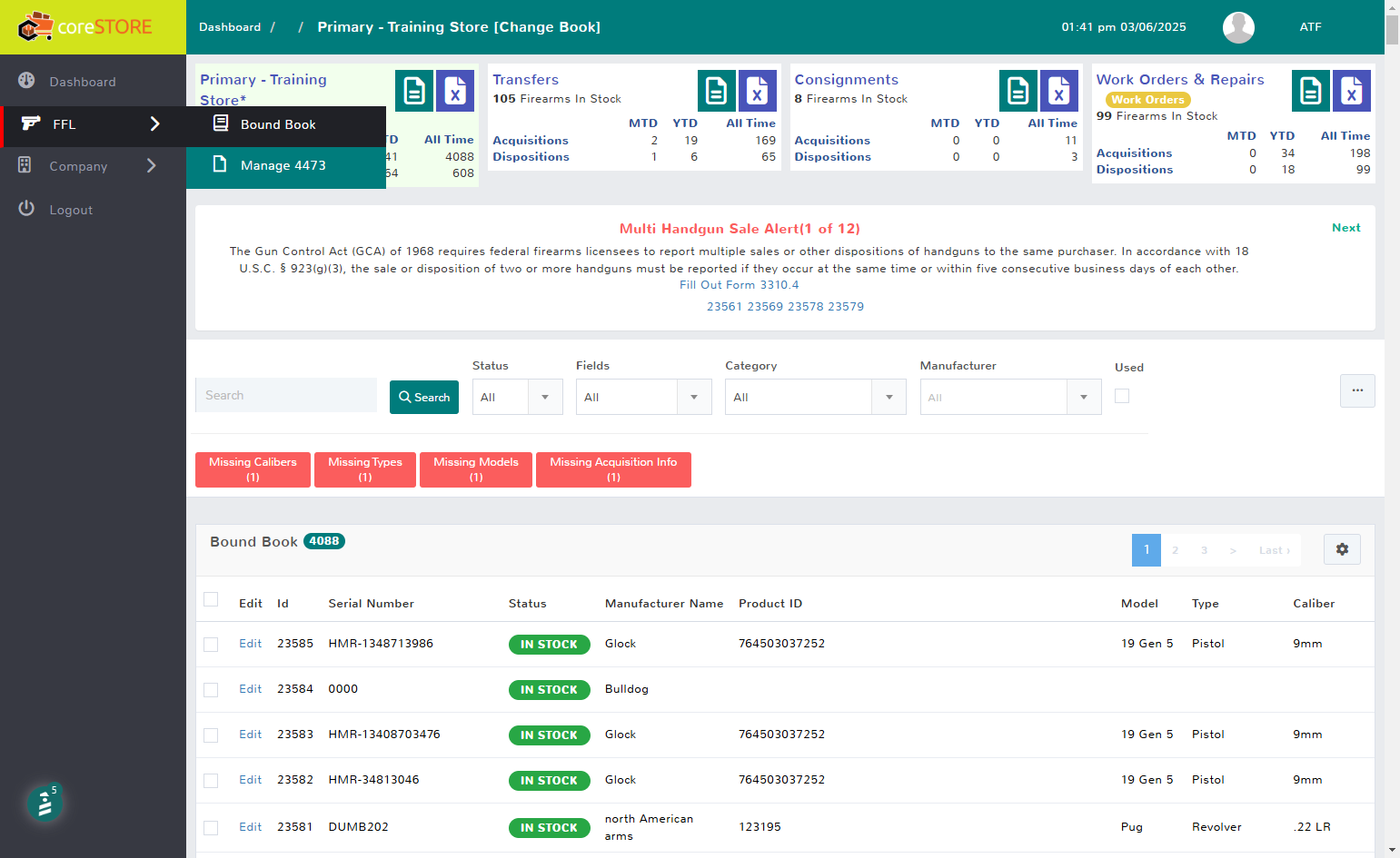 Manage 4473