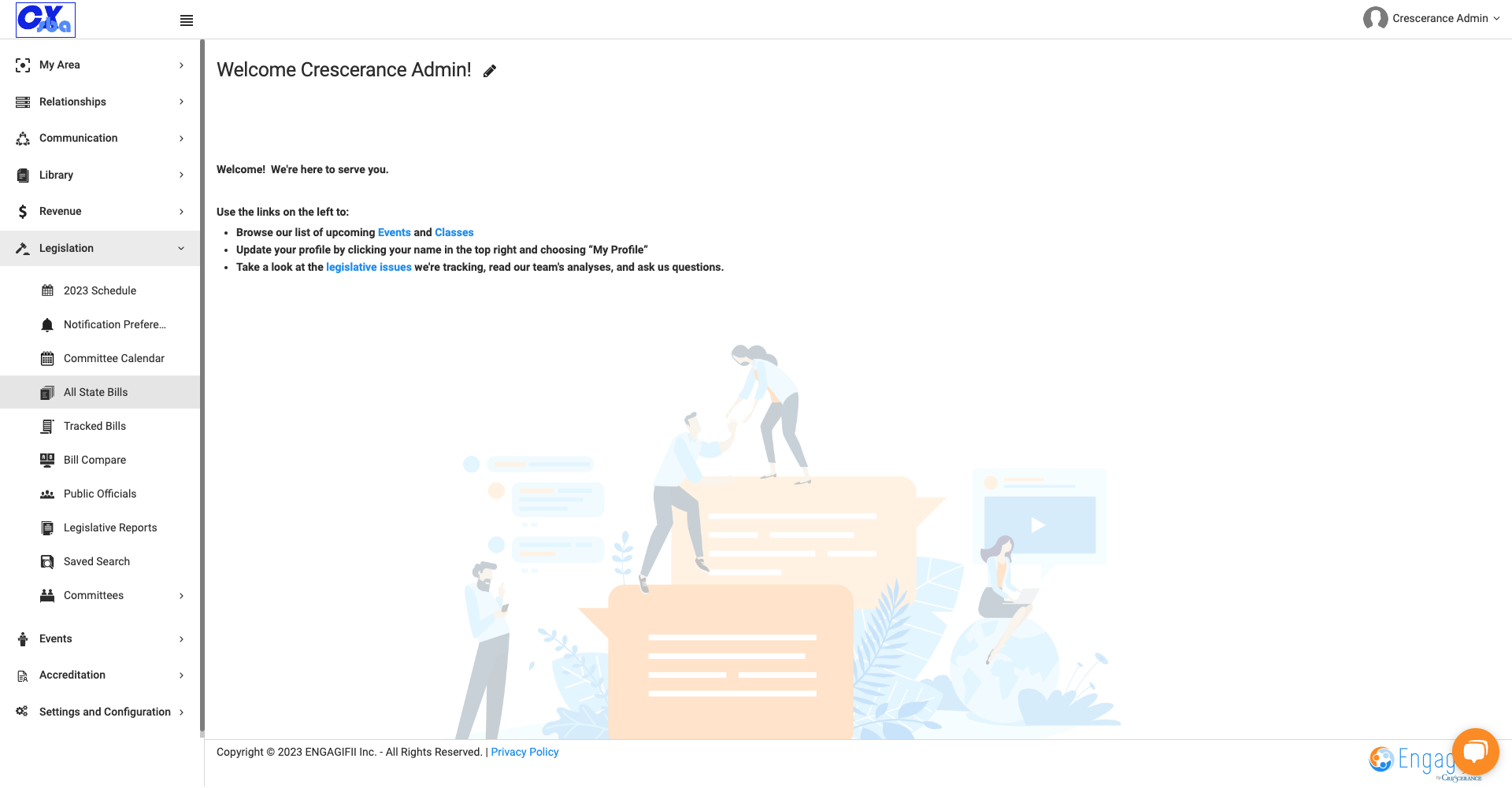 Click on All State Bills