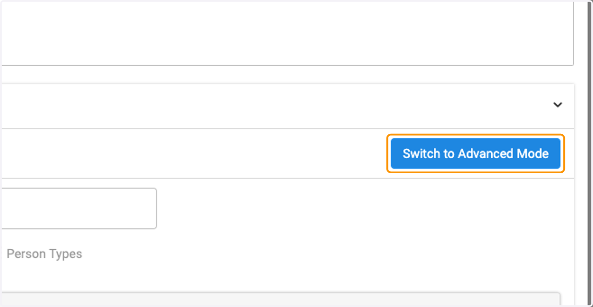 Click on Switch to Advanced Mode