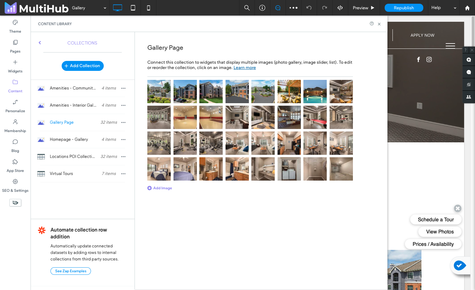 Click on Add Images