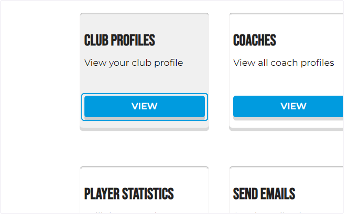 Click into your club profile