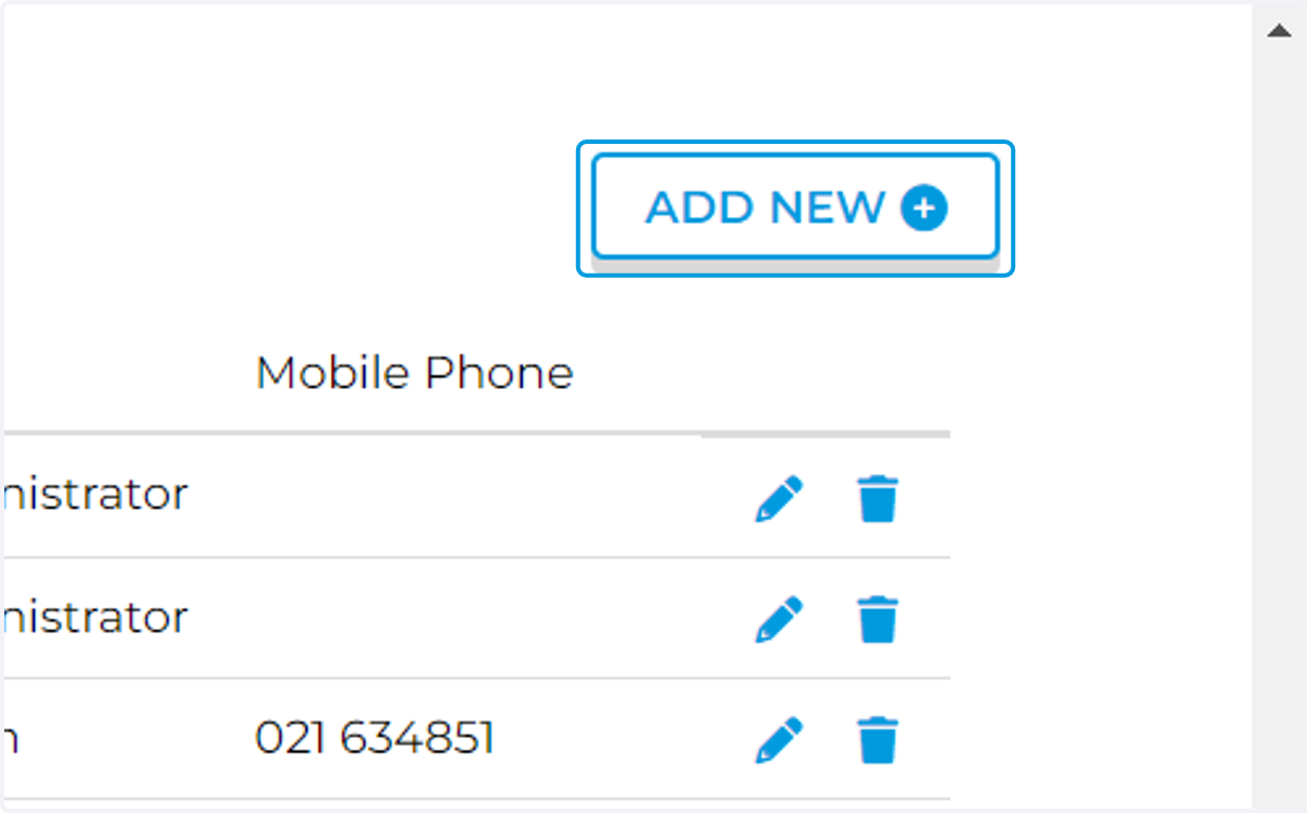 Click on ADD NEW