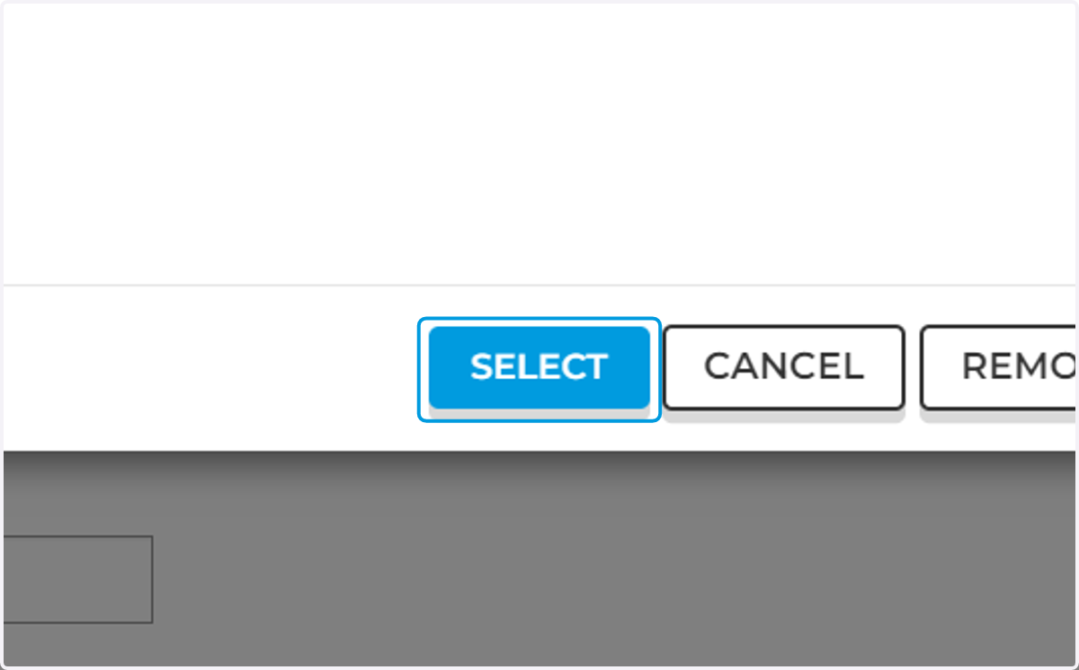 Click on SELECT