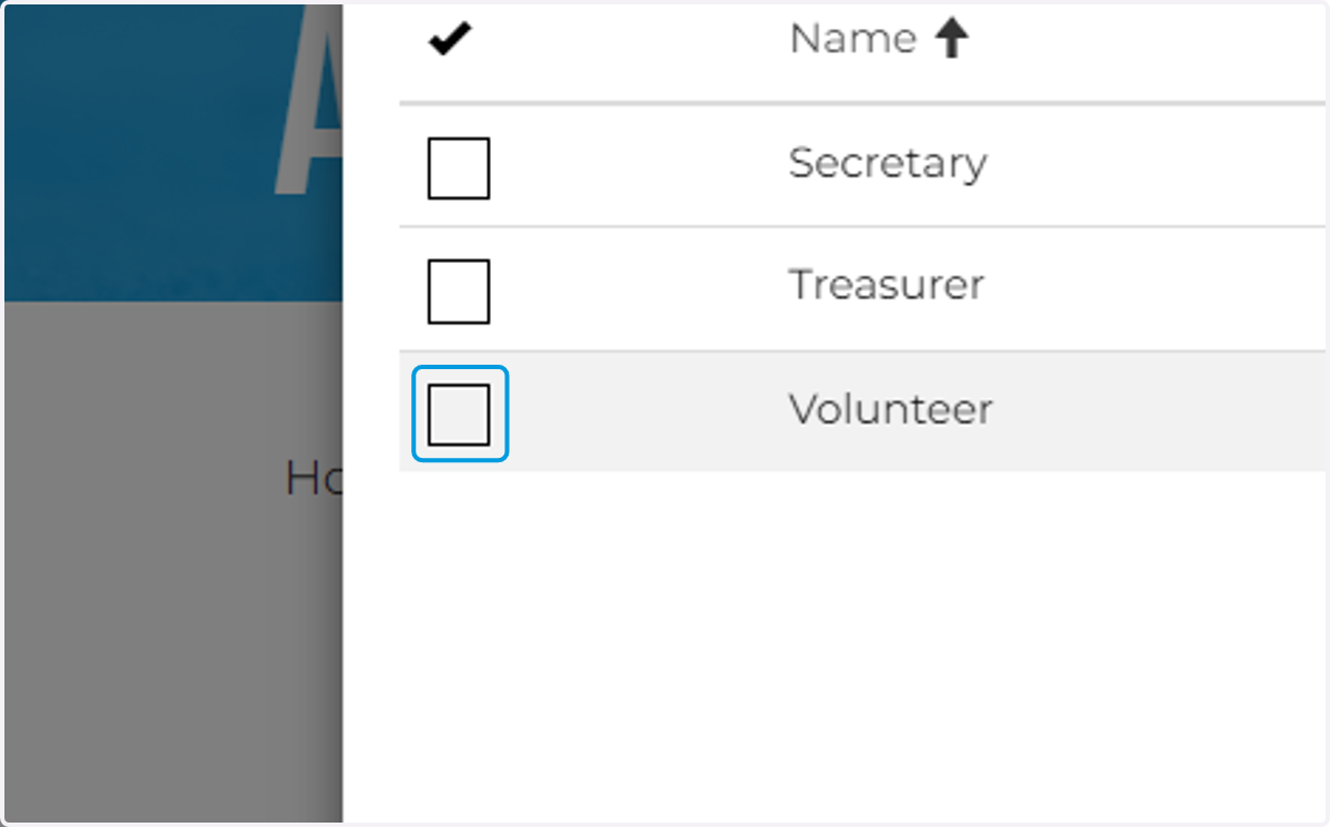 Click on Checkbox