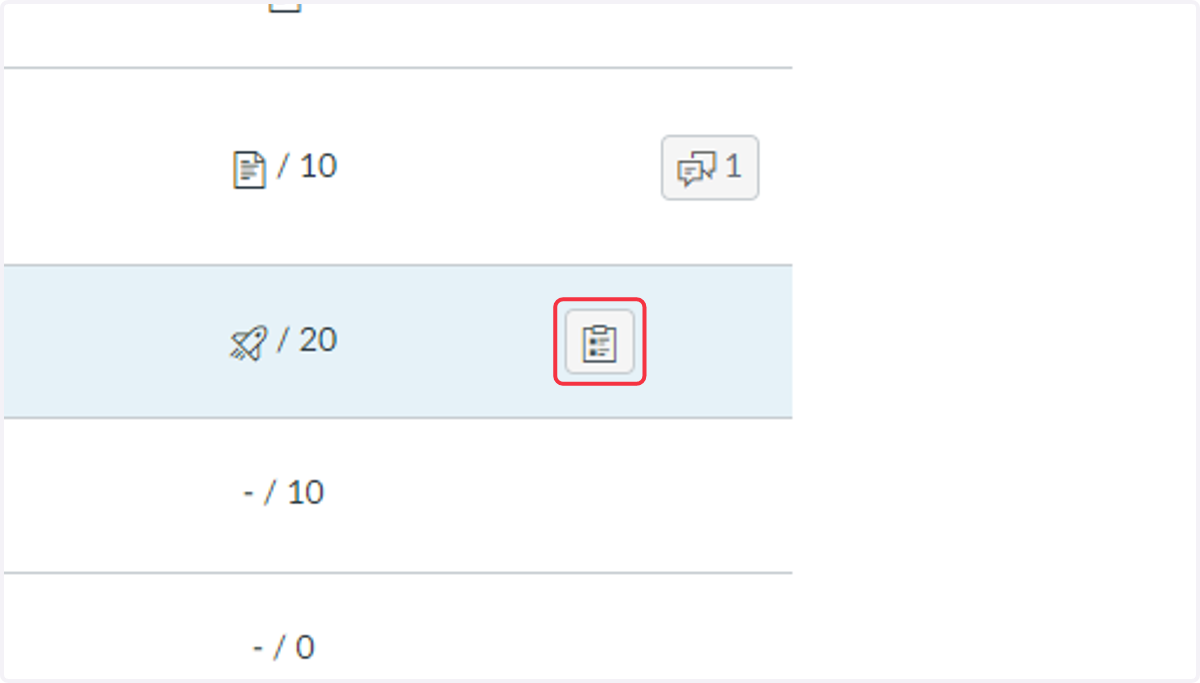 Rubric Clipboard Icon
