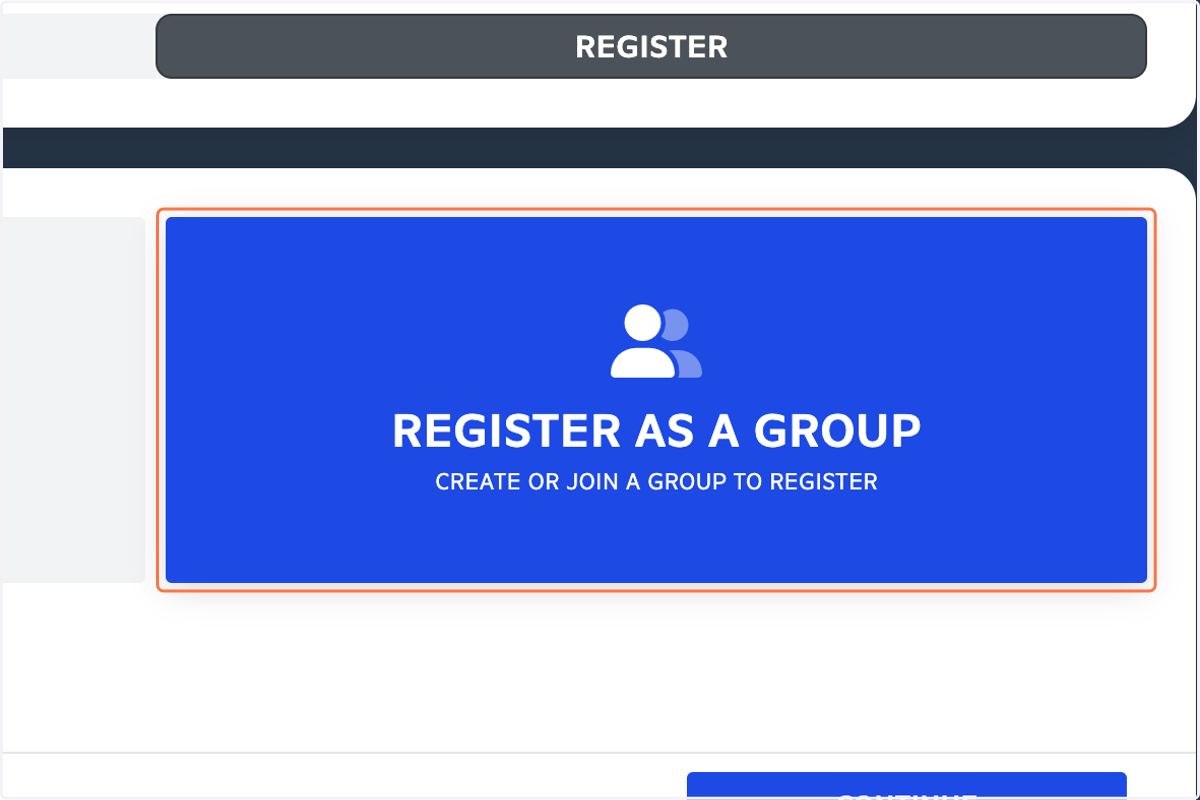 Click on REGISTER AS A GROUP…