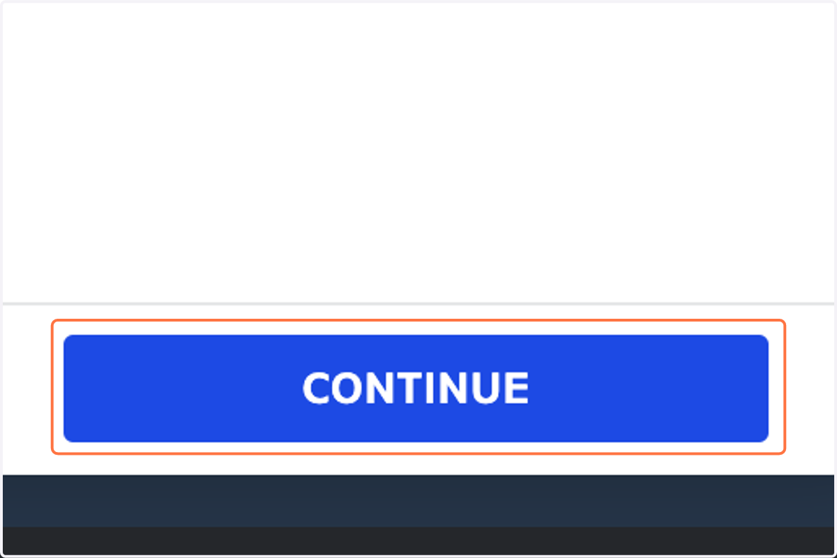 Click on CONTINUE