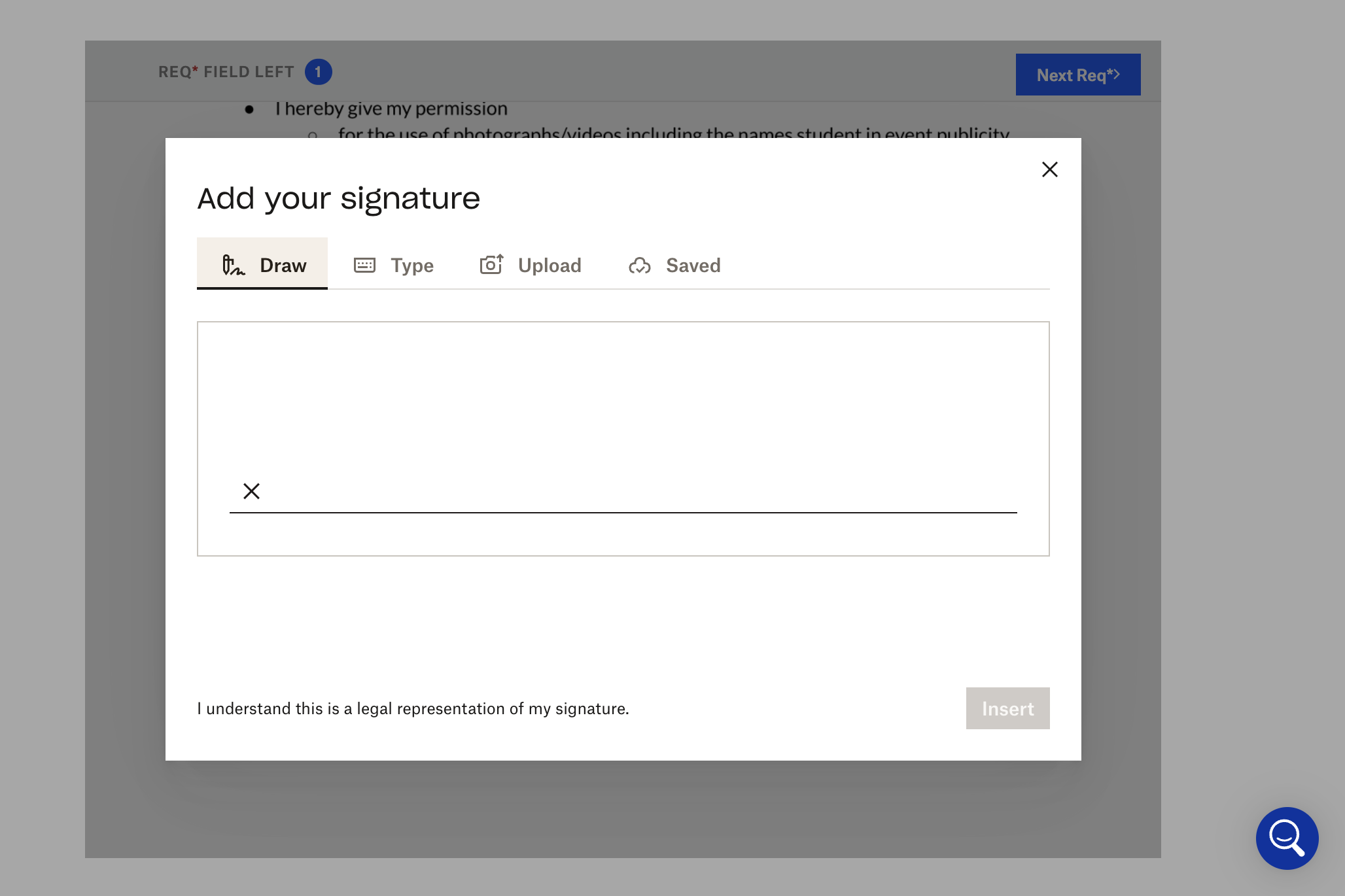 Draw, type, or upload your signature